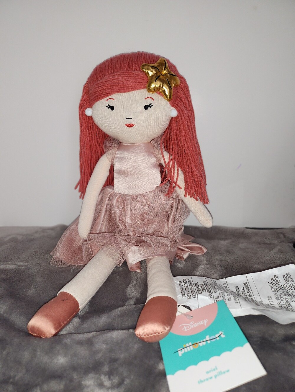 Princess Ariel Doll Kids' Pillow Buddy from The Disney Collection by Pillowfort